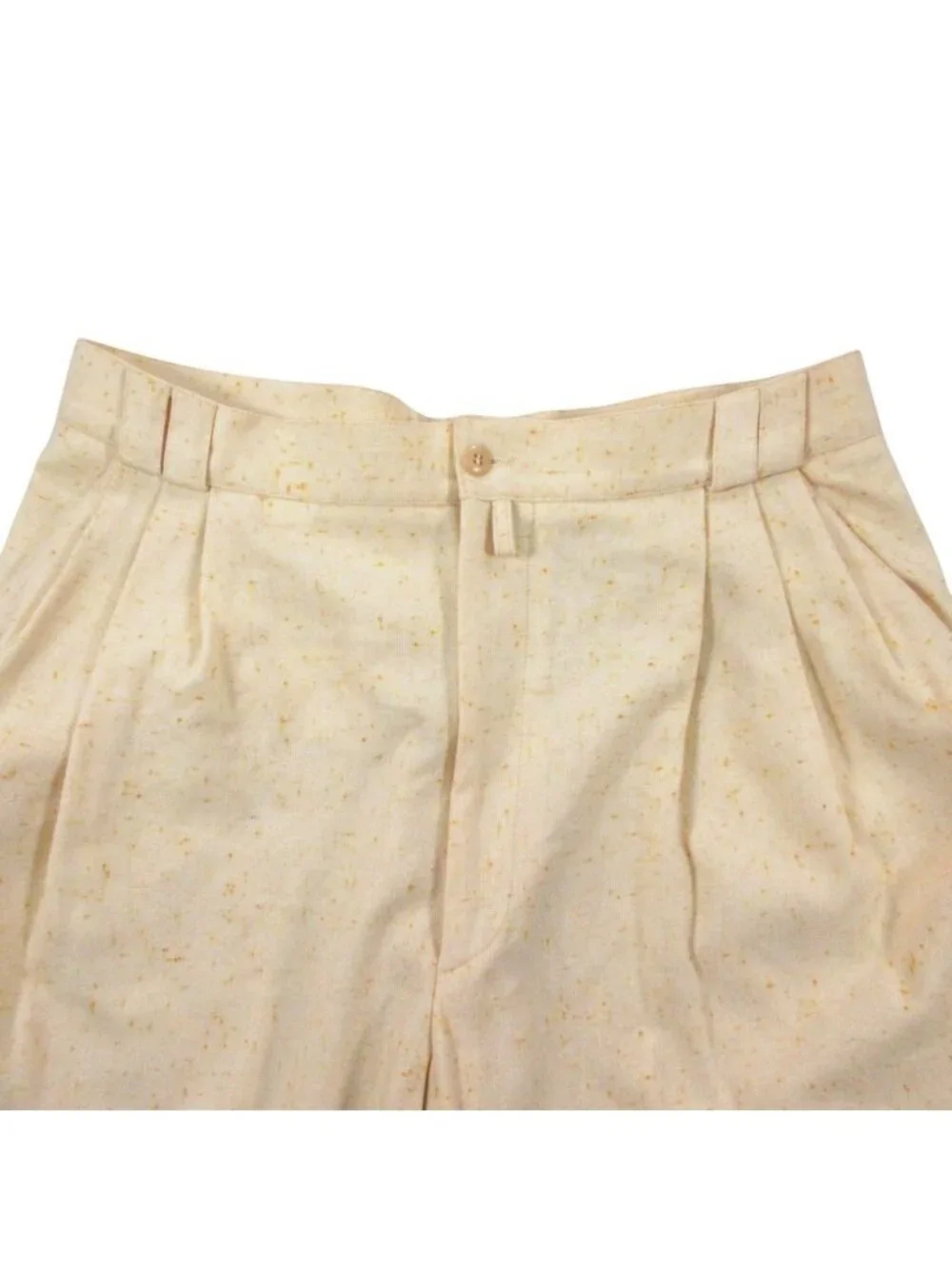 Versace Vintage Gianni Trousers 3 Tuck Pants Wool Mix All Over